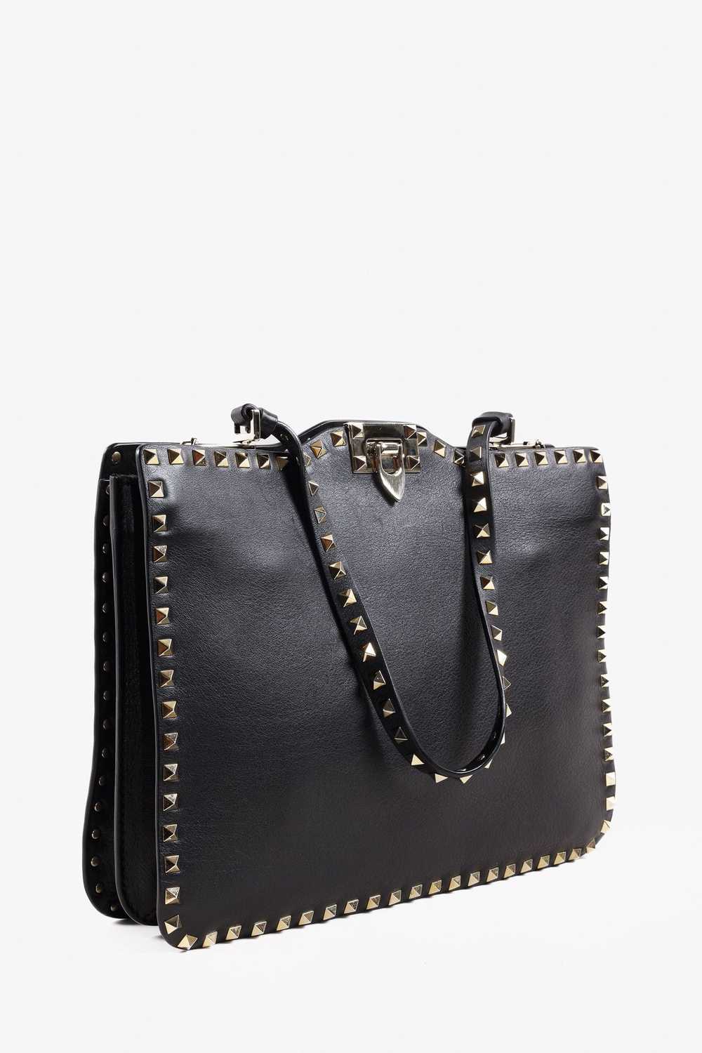 Valentino Valentino Black Rockstud Shoulder Bag