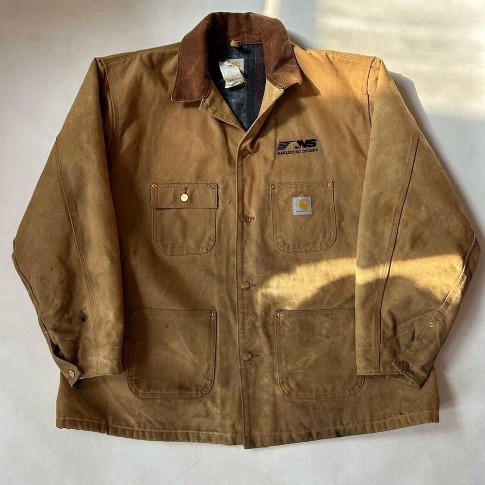 Carhartt Vintage Norfolk Southern Carhartt Jacket… - image 1
