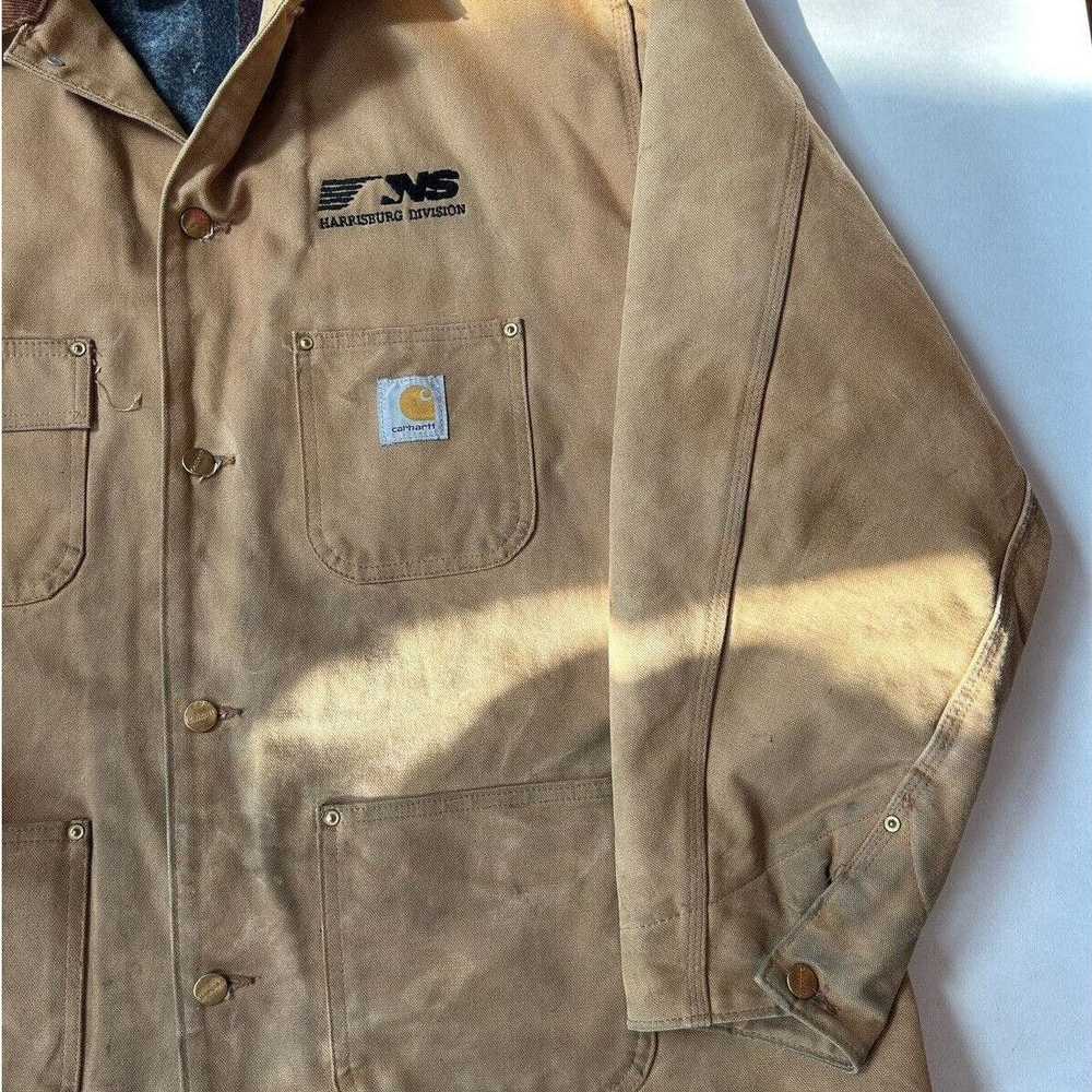 Carhartt Vintage Norfolk Southern Carhartt Jacket… - image 4