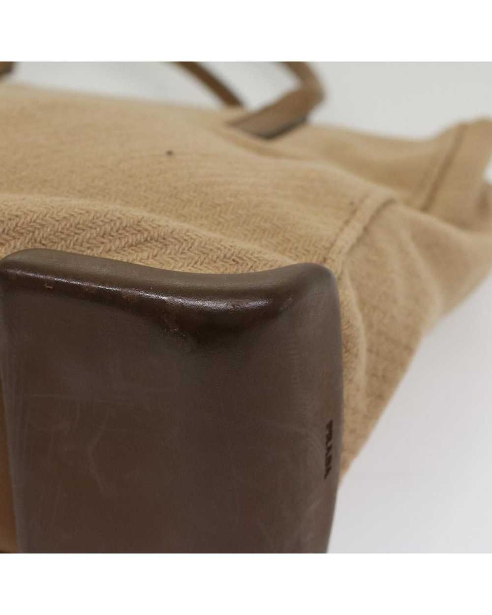 Prada Luxurious Brown Wool Tote Bag - image 10
