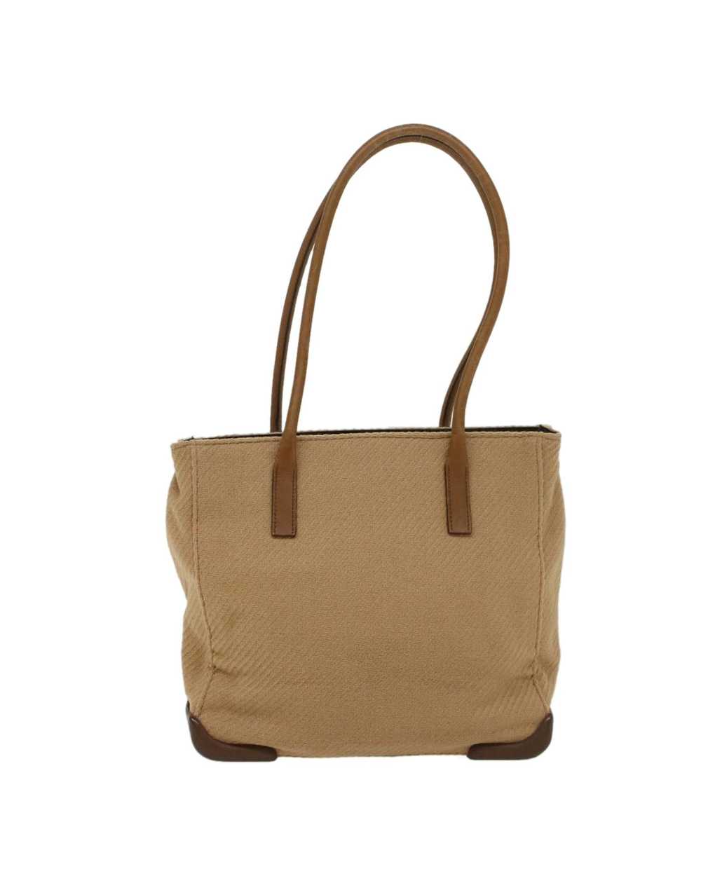Prada Luxurious Brown Wool Tote Bag - image 2