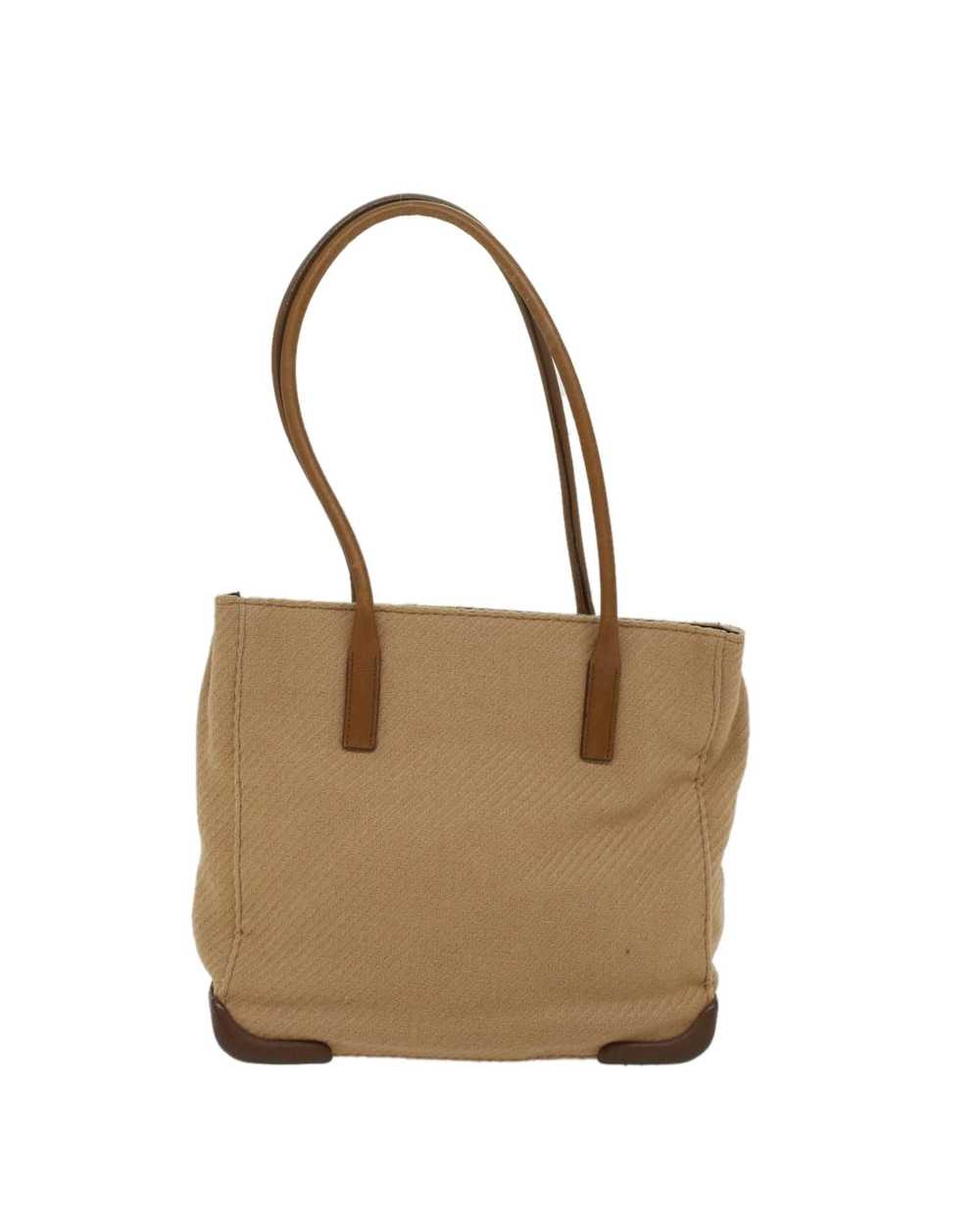 Prada Luxurious Brown Wool Tote Bag - image 3