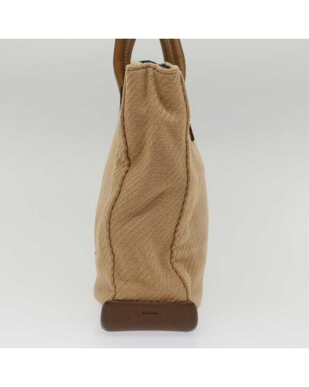Prada Luxurious Brown Wool Tote Bag - image 5