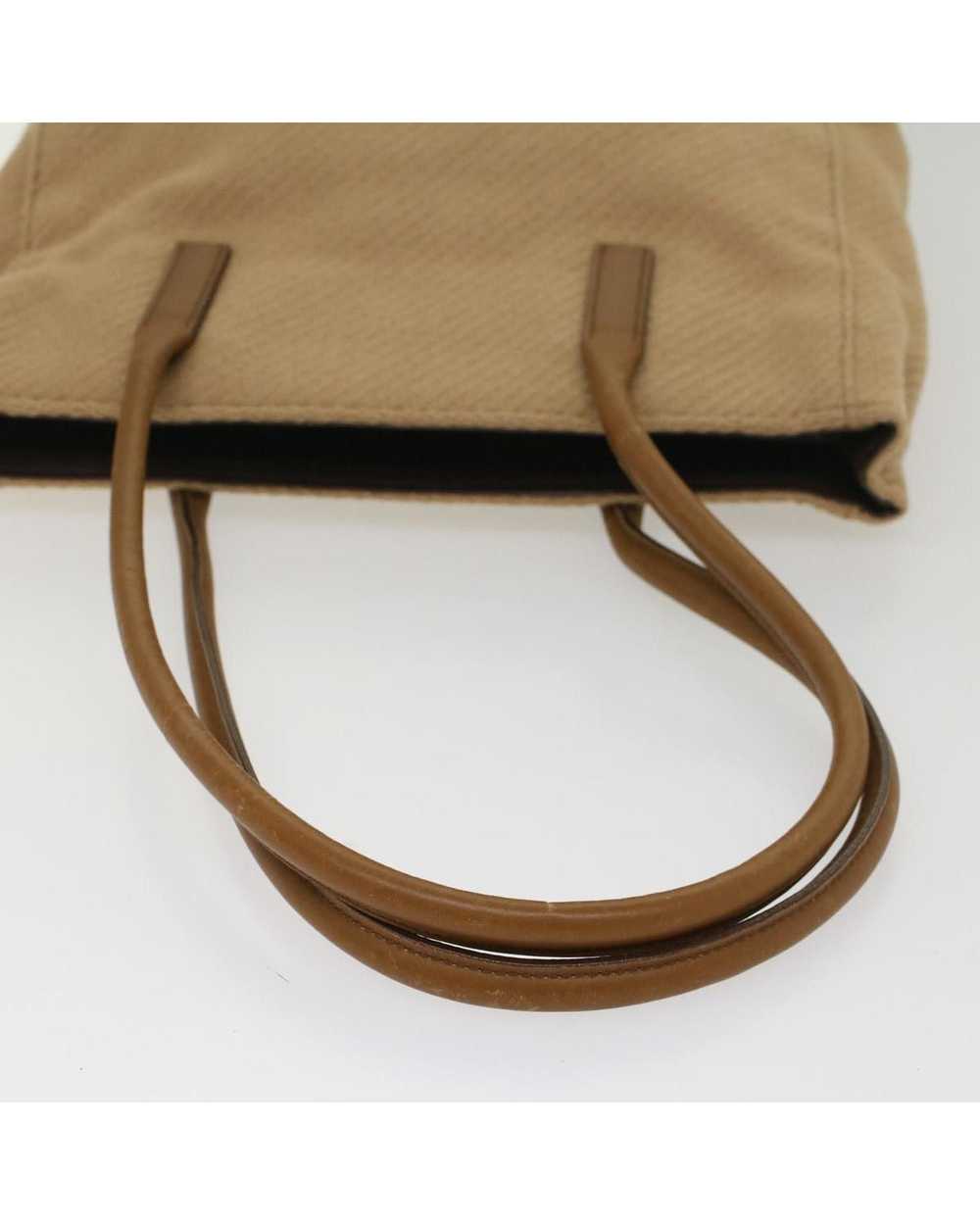Prada Luxurious Brown Wool Tote Bag - image 7