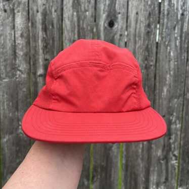 Red Supreme Camp Cap Side Logo - Gem
