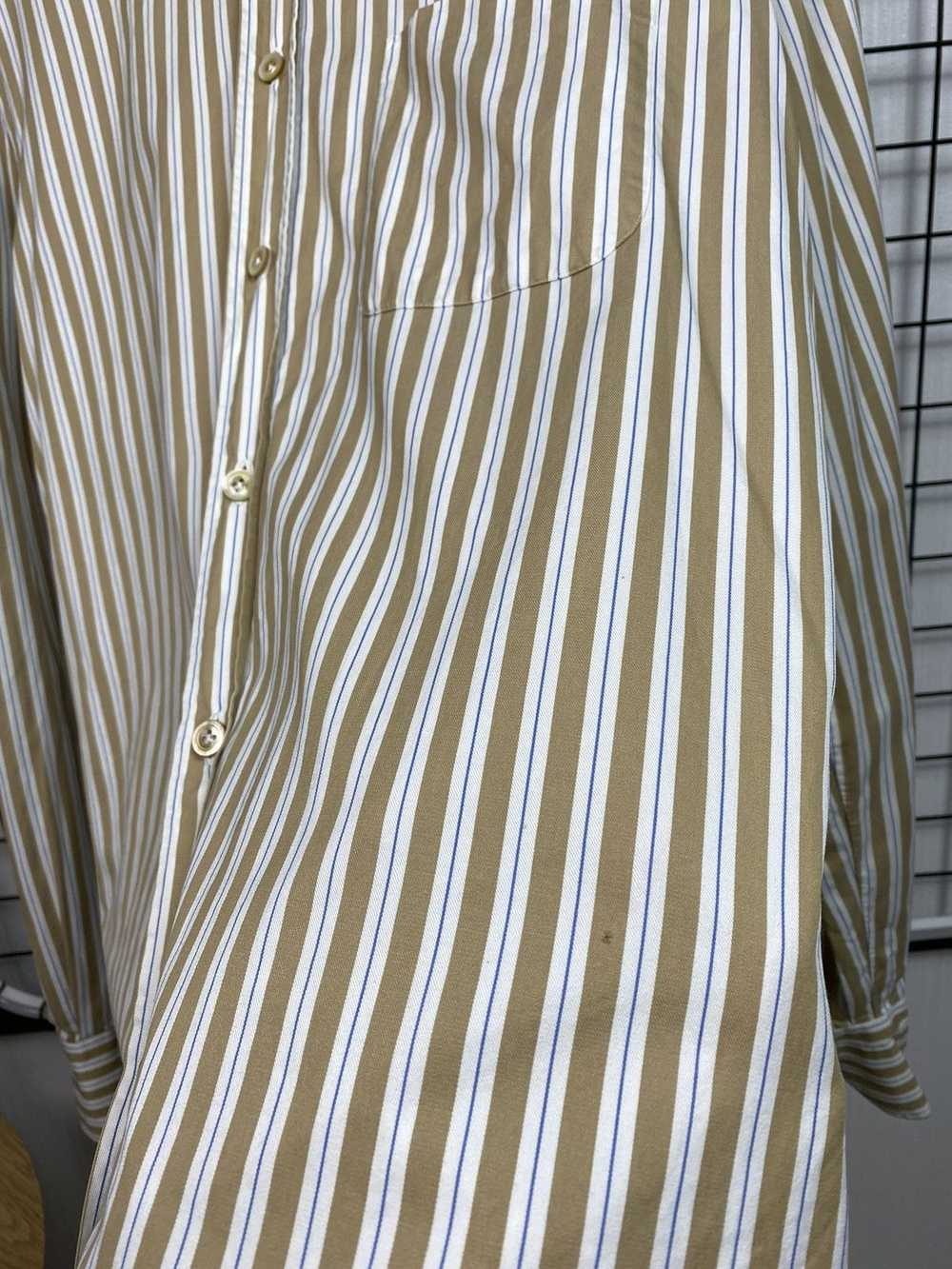 Kiton Kiton Napoli Striped Button Down Shirt Men’… - image 5