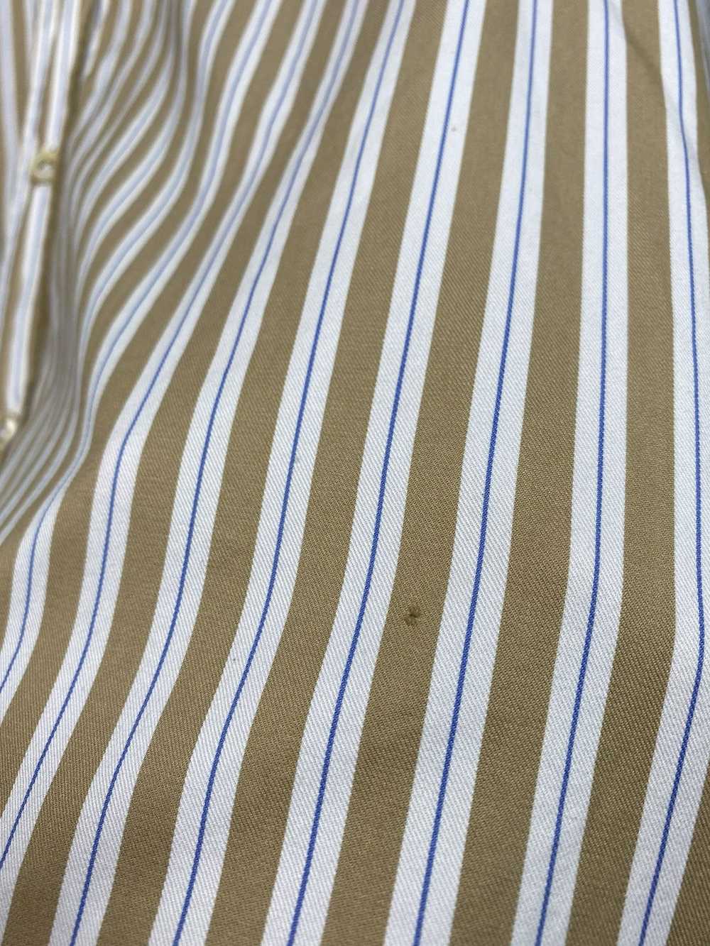 Kiton Kiton Napoli Striped Button Down Shirt Men’… - image 6