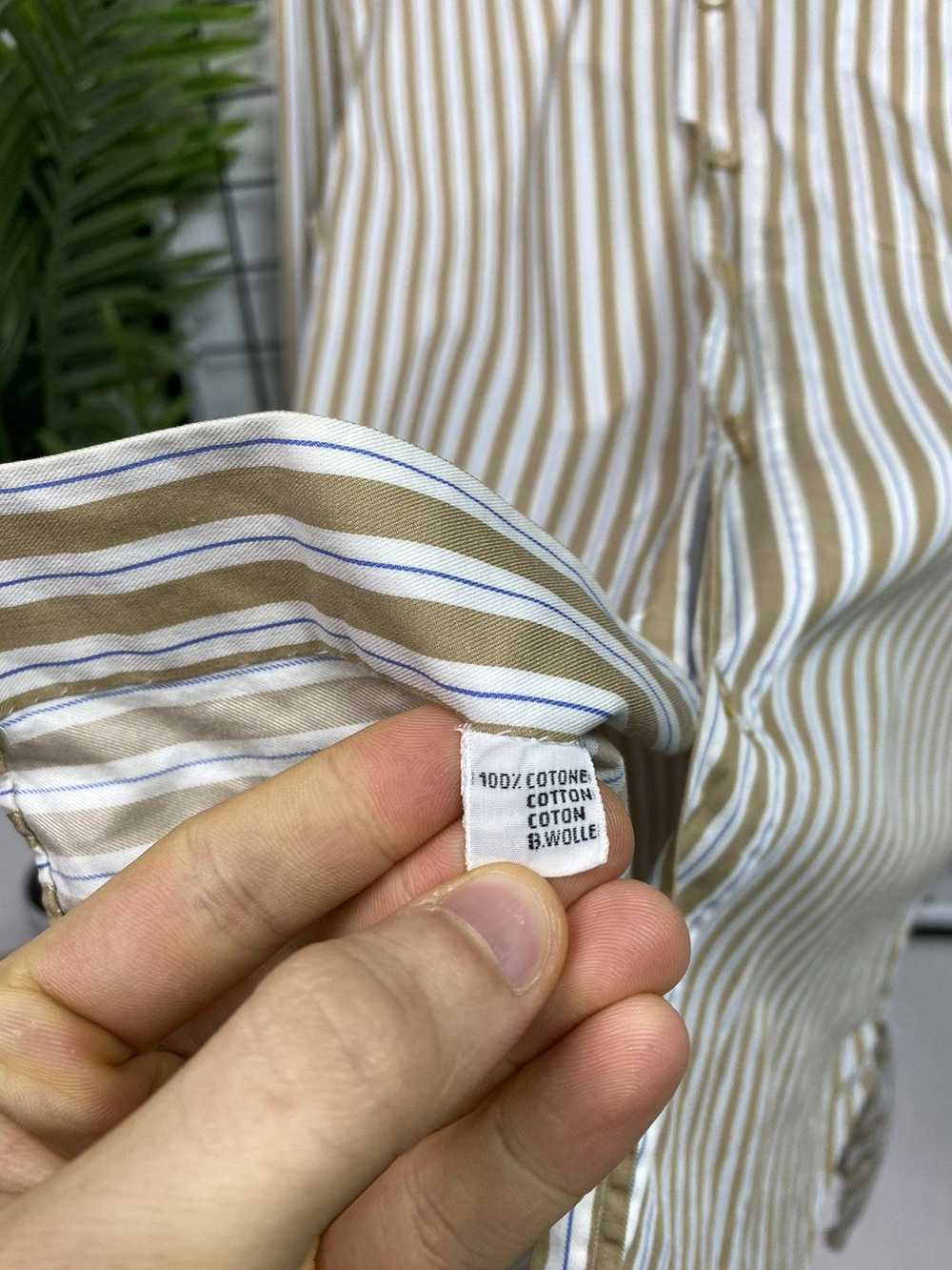 Kiton Kiton Napoli Striped Button Down Shirt Men’… - image 7