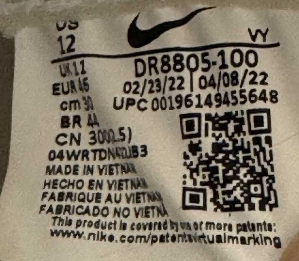 Nike Size 12 - Nike Dunk High Chenille Swoosh - image 9