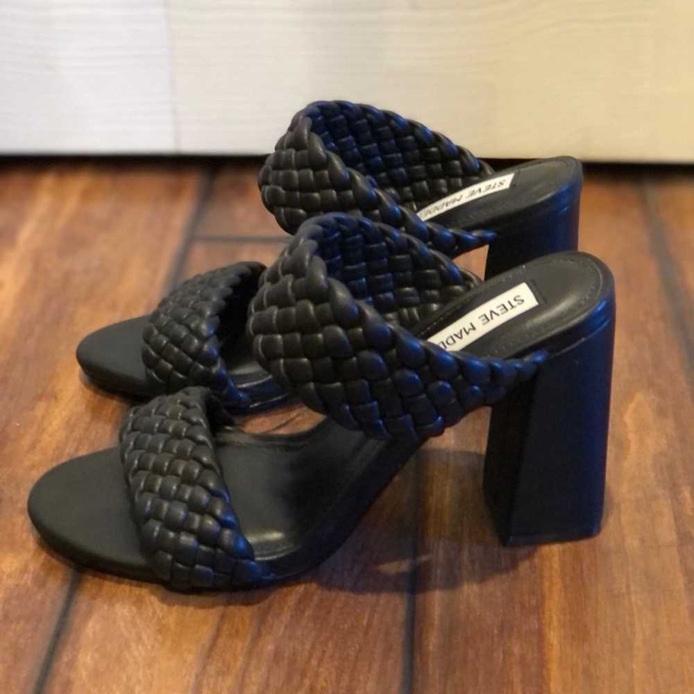 Steve Madden Tangle Platform Sandals Black 8.5 - image 3