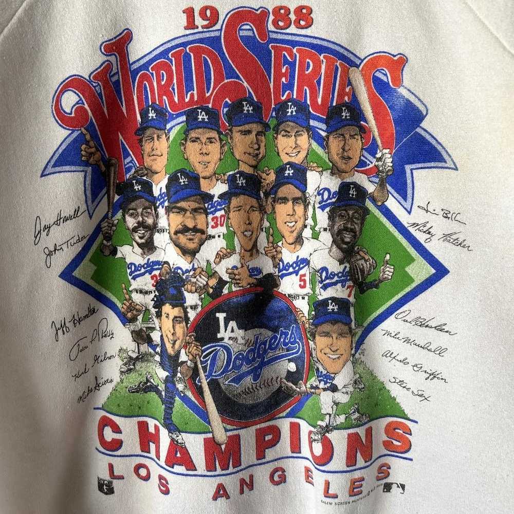 Vintage Vintage 1998 MLB LA Dodgers Championship … - image 2