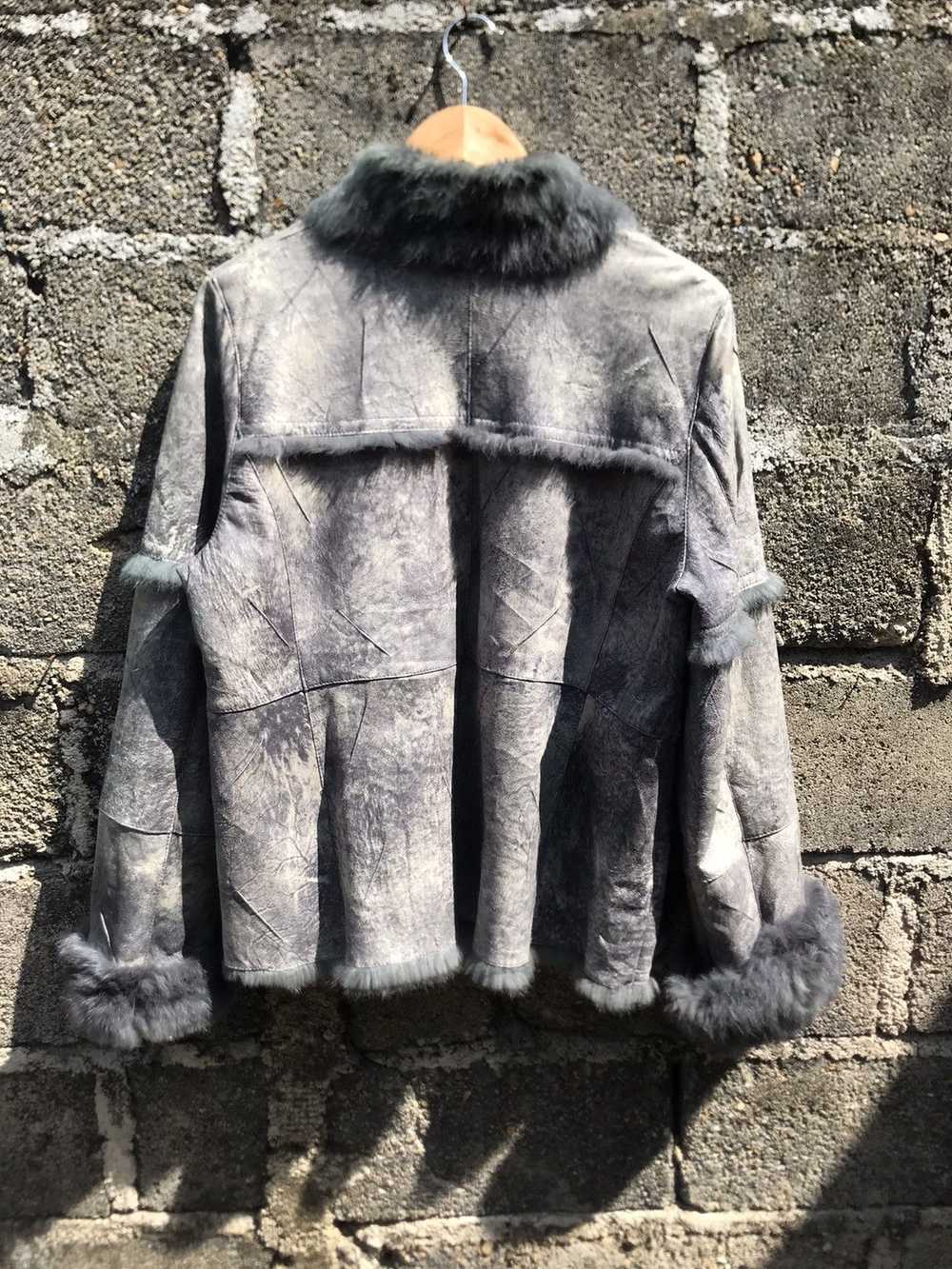 Japanese Brand × Leather × Mink Fur Coat Vintage … - image 8