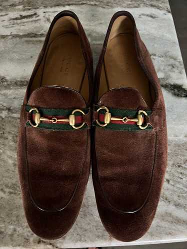 Gucci Men’s Brown GUCCI Suede Loafers