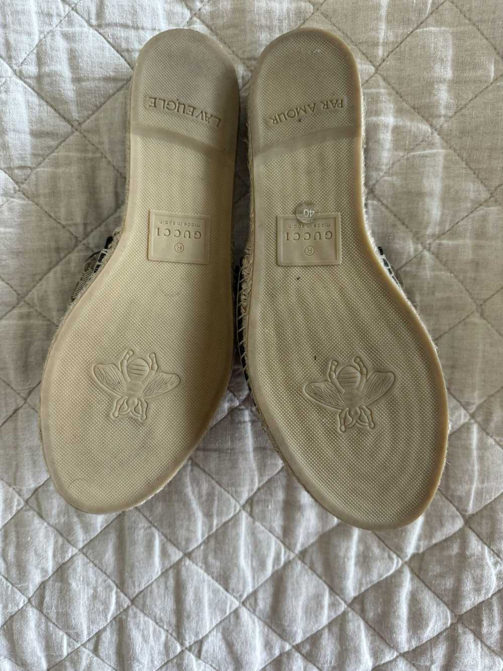 Gucci GG Matelasse Canvas Espadrille Sandal - image 4