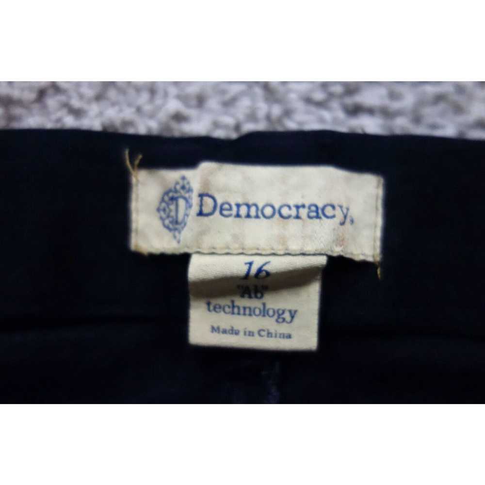 Vintage Democracy Jeans Womens 16 Black Ab Techno… - image 2