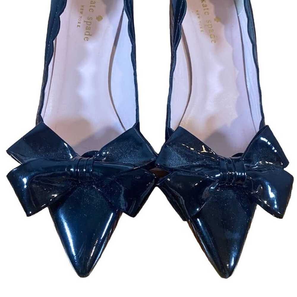 Kate Spade Maxine Patent Leather Bow Pointed Heel… - image 11