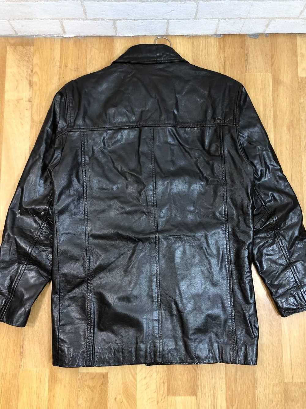 Leather Jacket × Streetwear × Vintage Vintage Bla… - image 6