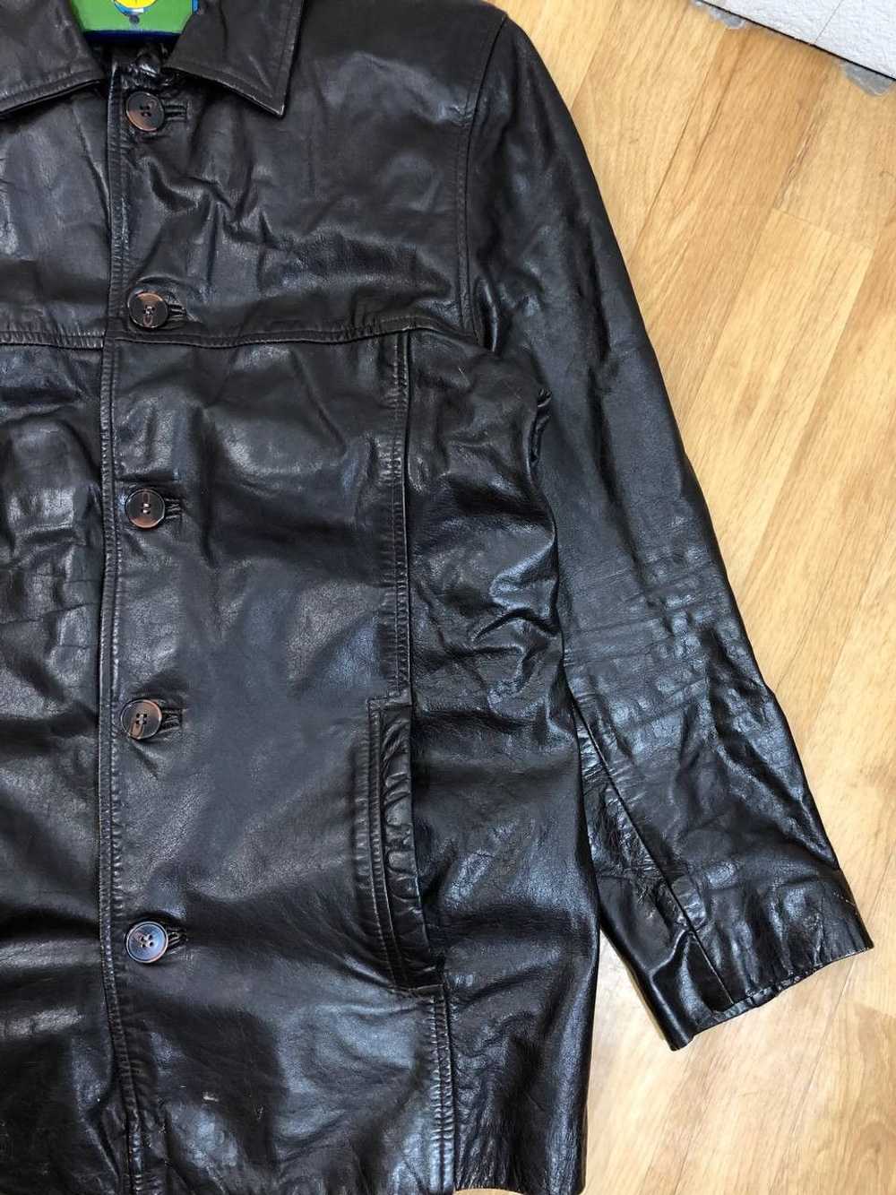 Leather Jacket × Streetwear × Vintage Vintage Bla… - image 7