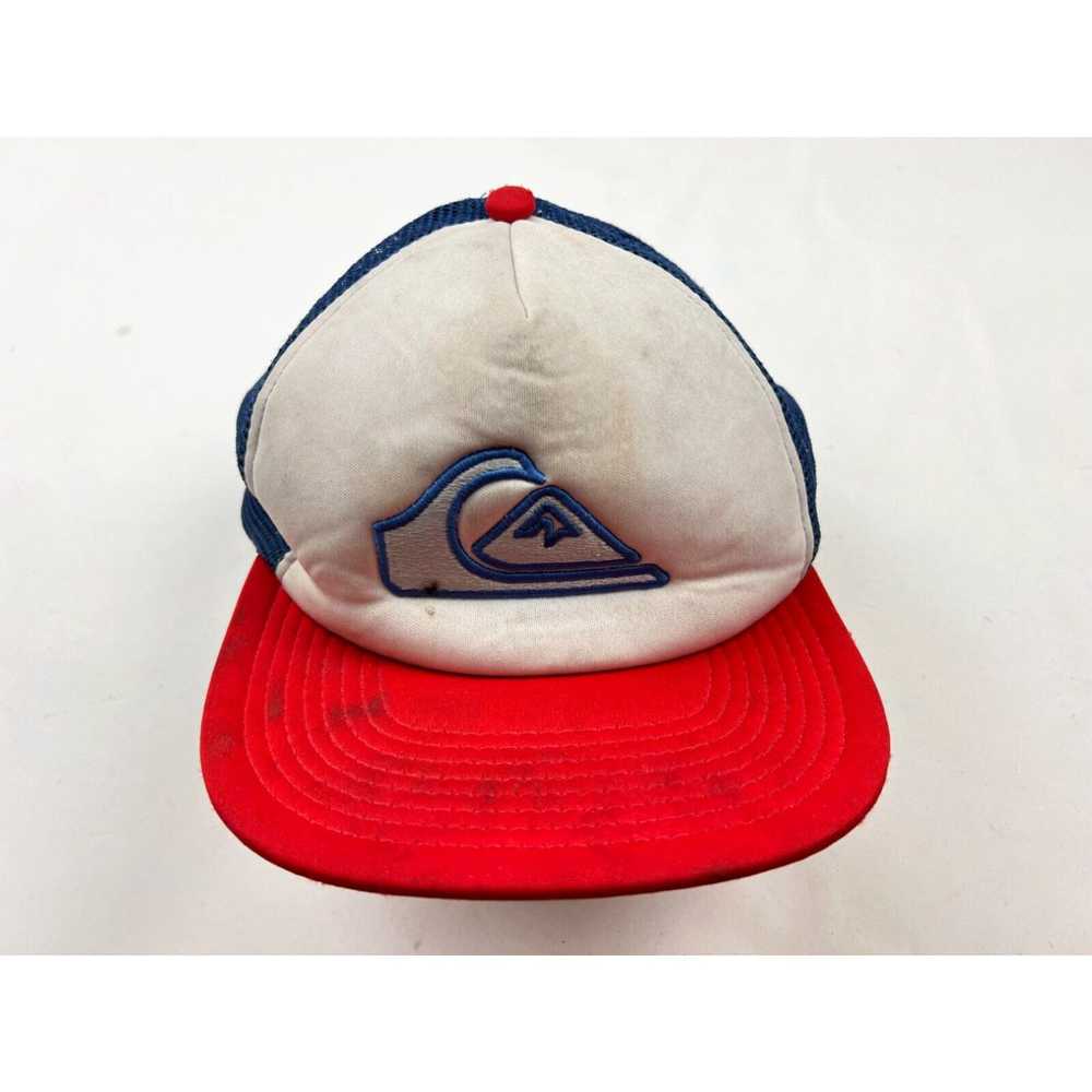 Quiksilver Quicksilver Hat Cap Snapback Red Blue … - image 1