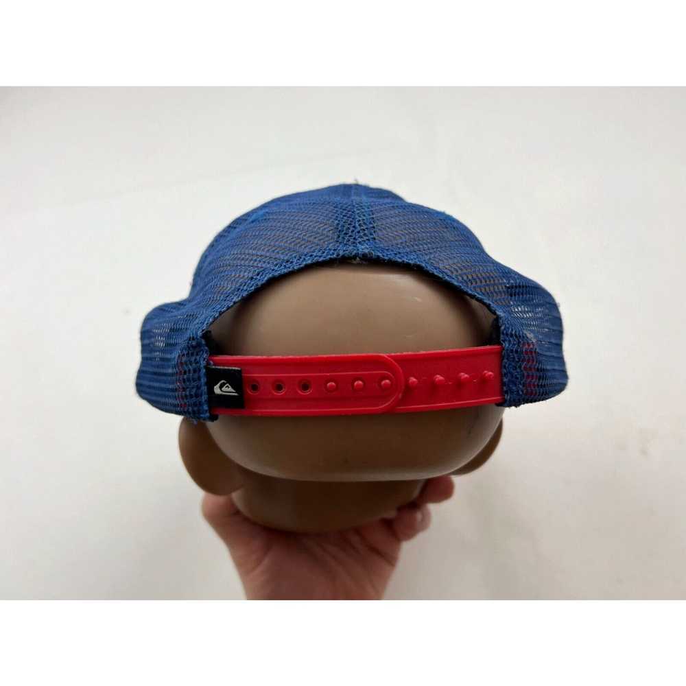 Quiksilver Quicksilver Hat Cap Snapback Red Blue … - image 3