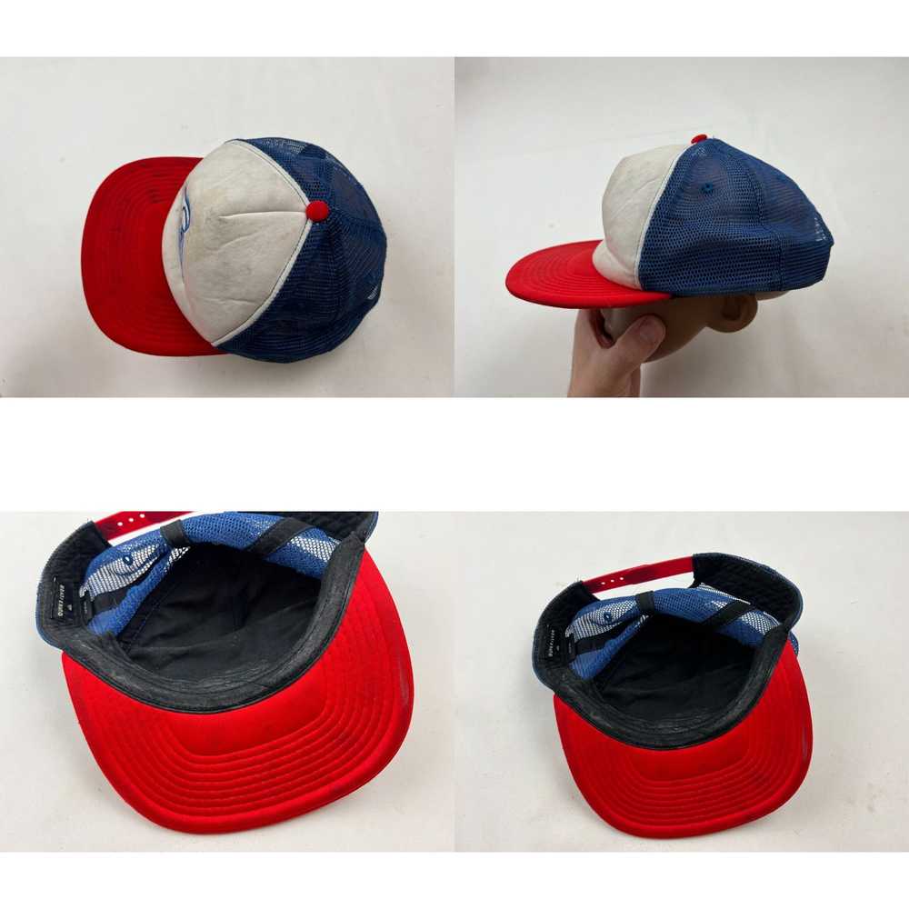 Quiksilver Quicksilver Hat Cap Snapback Red Blue … - image 4