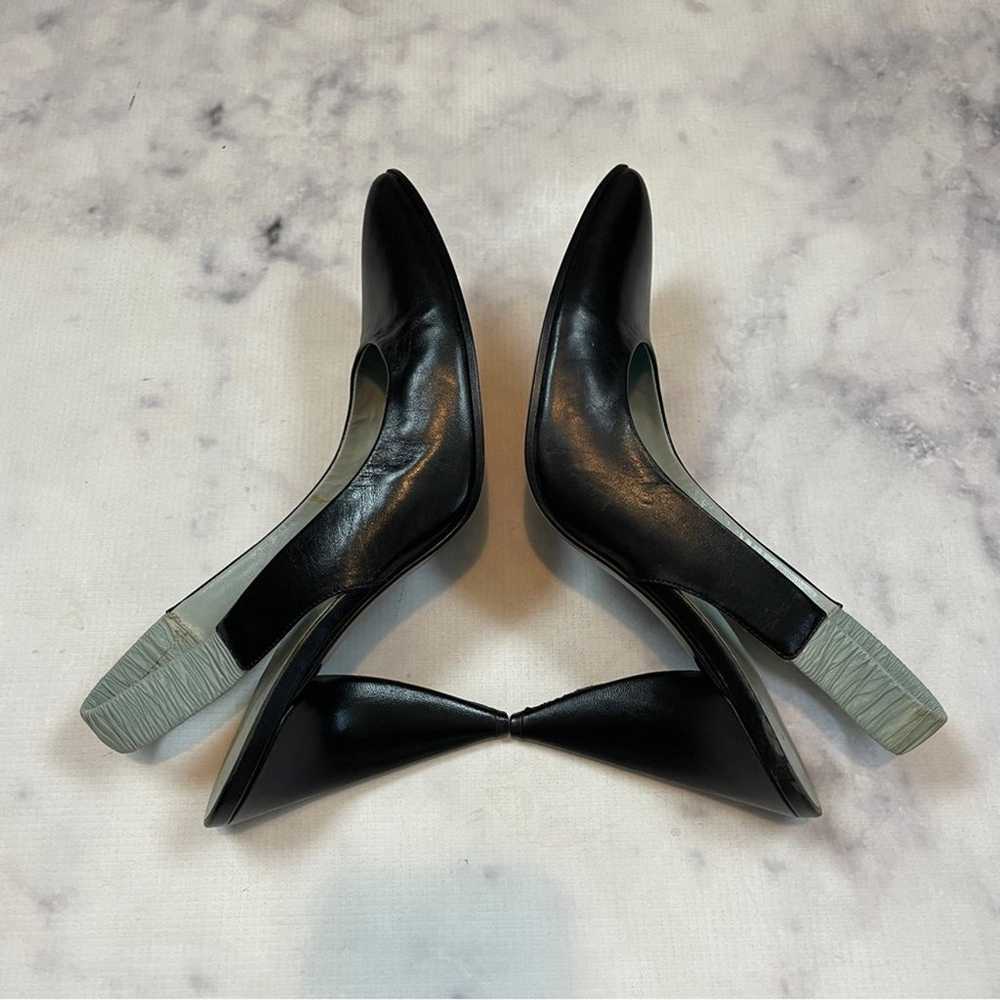 PRADA Slingback Cone Heel Leather Pumps - image 8