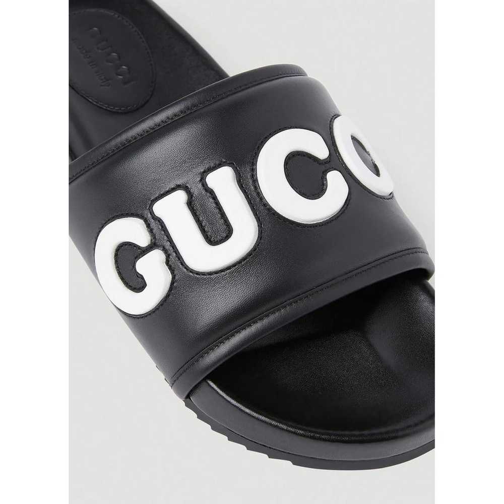 Gucci Leather sandals - image 3