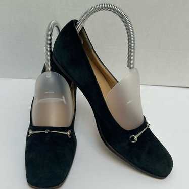 Gucci Horsebit Suede Pumps 101 4277 Made in Italy… - image 1