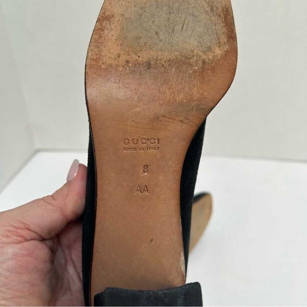Gucci Horsebit Suede Pumps 101 4277 Made in Italy… - image 5
