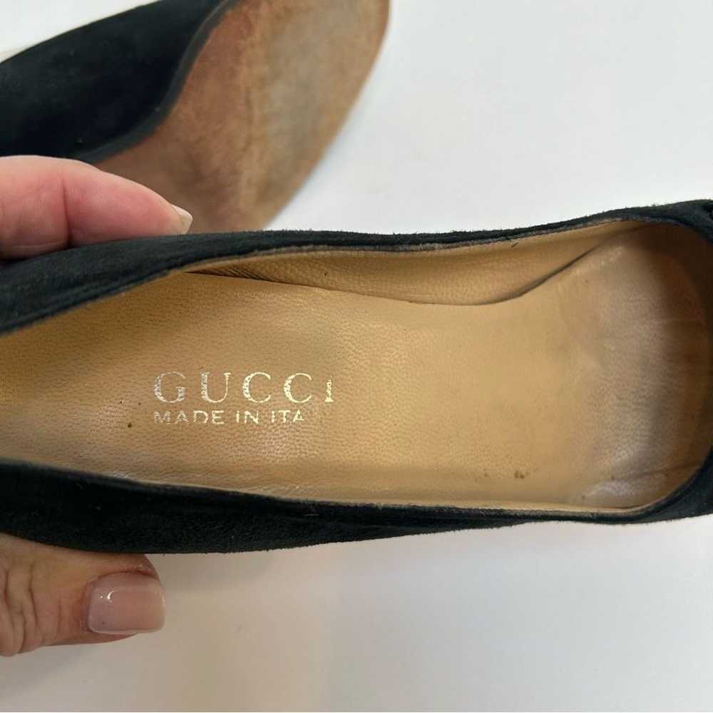 Gucci Horsebit Suede Pumps 101 4277 Made in Italy… - image 7