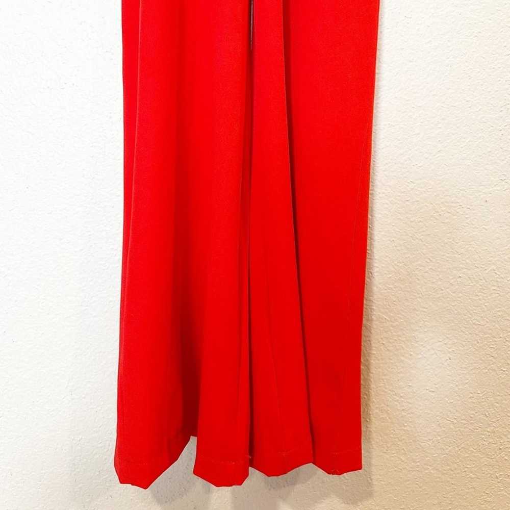 Lulus Moment for Life Red Halter Wide Leg Jumpsui… - image 5