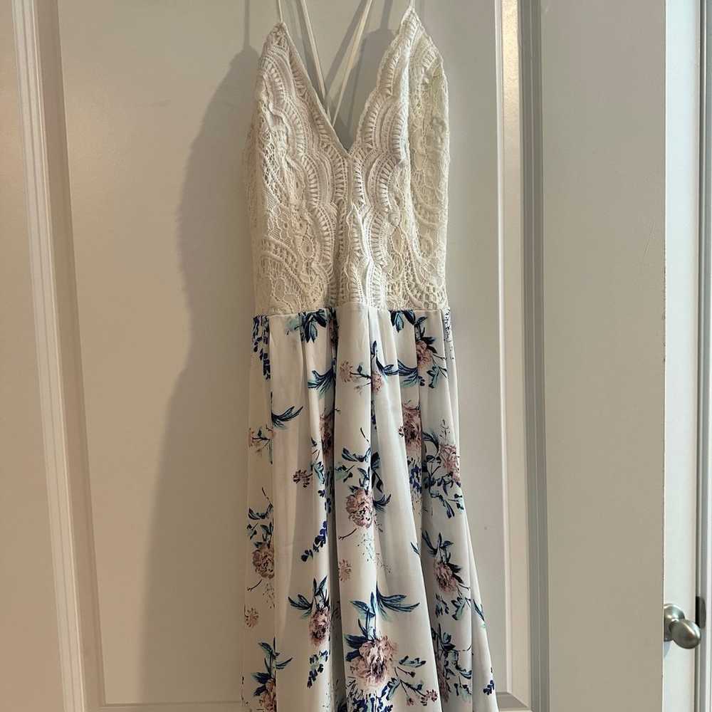 CHARLOTTE RUSSE Floral and Lace Dress - image 3