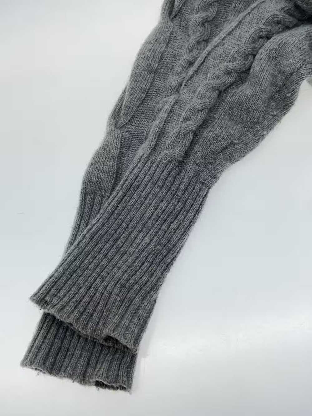 Vivienne Westwood Plaid Cable Knit Wool Knit Card… - image 3