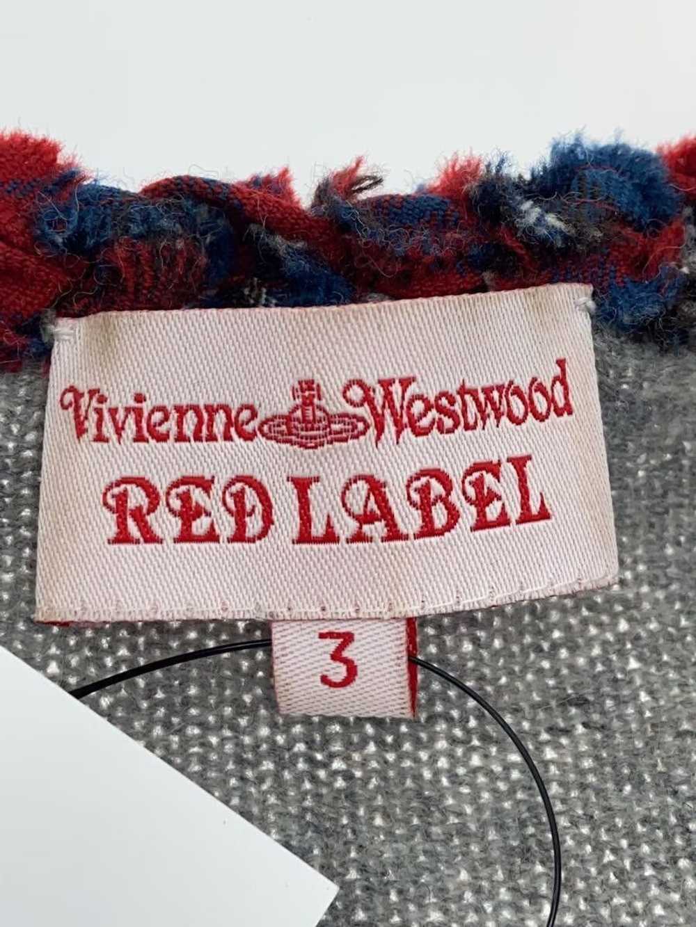 Vivienne Westwood Plaid Cable Knit Wool Knit Card… - image 4
