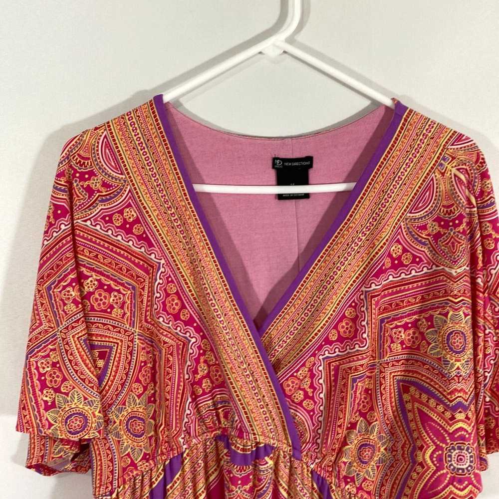 Vintage New Directions Womens Multicolor Abstarct… - image 3