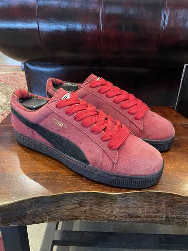 Puma Puma suede 70’s black ribbon red