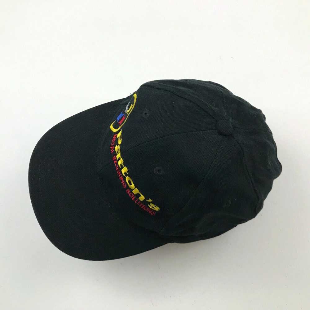 Vintage VINTAGE Steel Hat Cap Strapback Black Adj… - image 3
