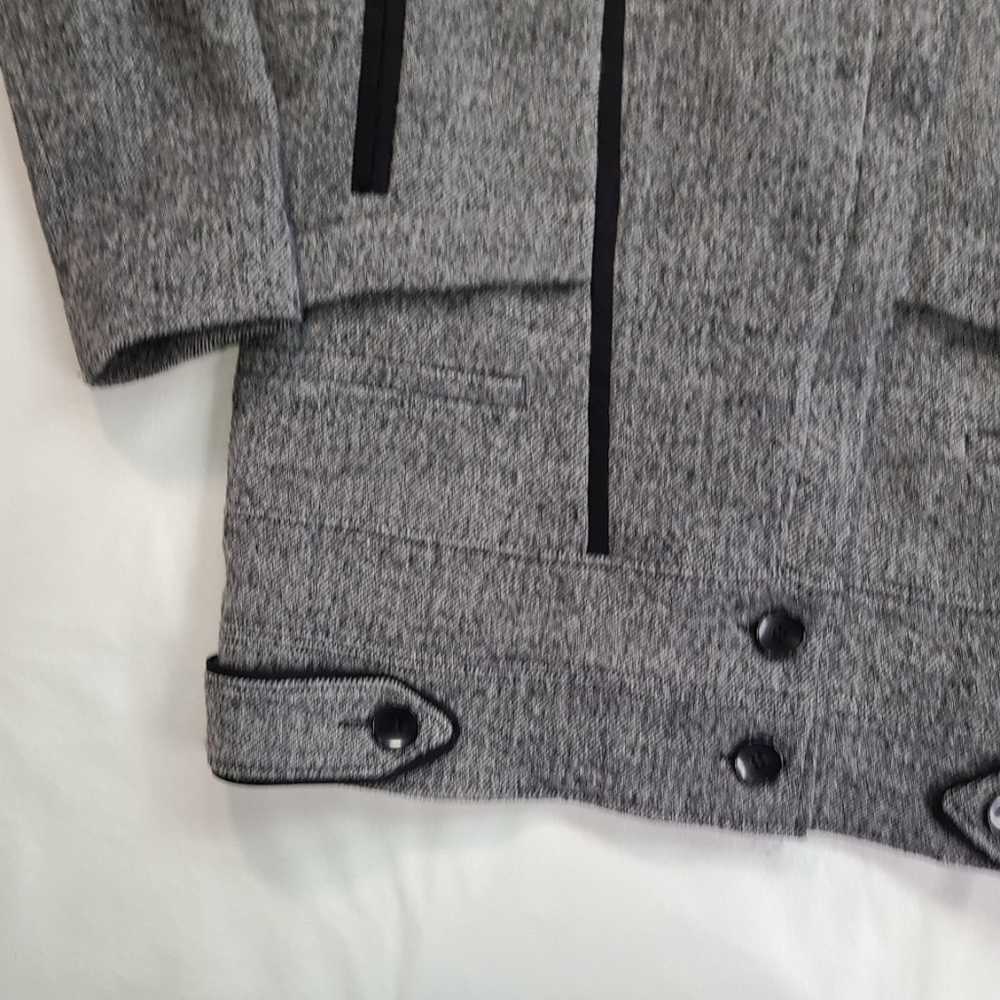 Iro COAT Iro grey and black tweed wool coat Size … - image 5