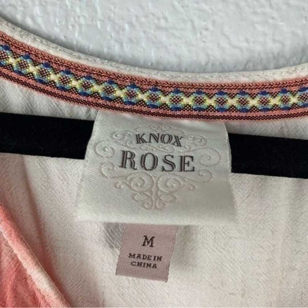 Knox Rose Tie-Dye Boho Style V-Neck Maxi Dress - image 6