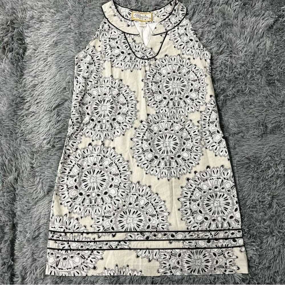 Aventura Linen & Cotton Sleeveless Split Neck Lin… - image 1
