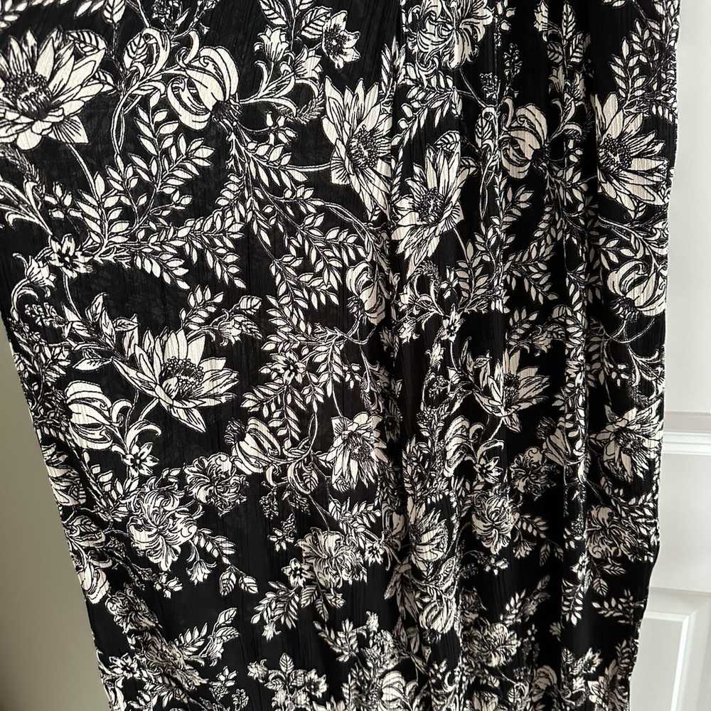 ANGIE Jumpsuit in Black and Cream Florals - image 4