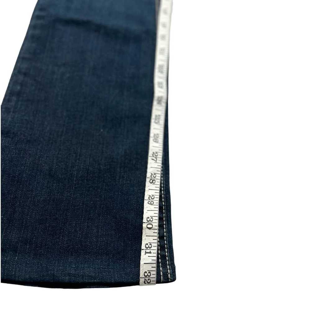 Vintage Wrangler Blue Flare Jeans Embellished Poc… - image 5