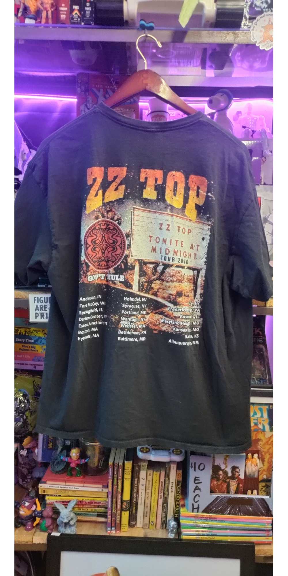 Rock T Shirt ZZ Top Hell Raisers Tour 2016 - image 3