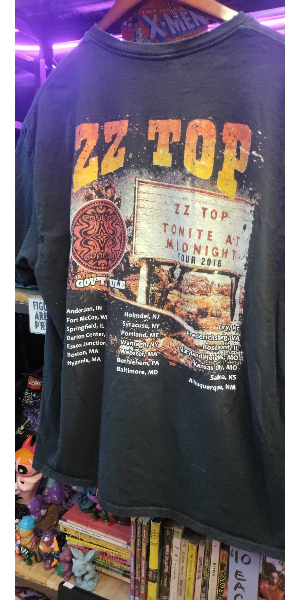 Rock T Shirt ZZ Top Hell Raisers Tour 2016 - image 4