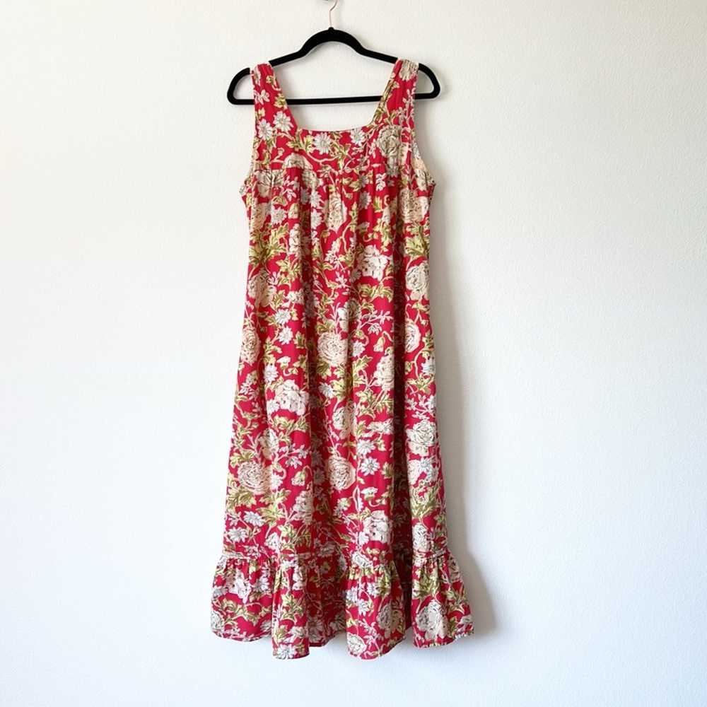 La Cera Floral Printed A-Line Dress - image 8