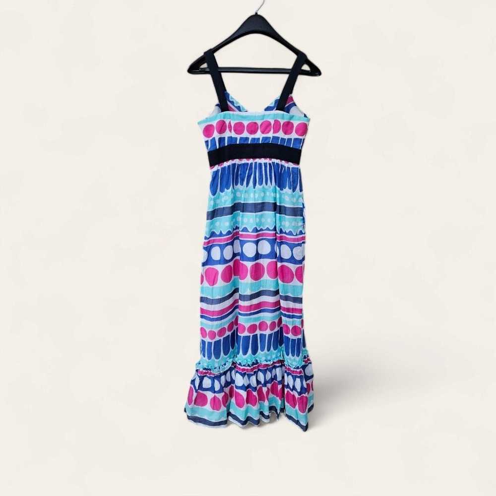 Vineyard Vines Carolina Stripe Maxi Dress Ruffle … - image 2