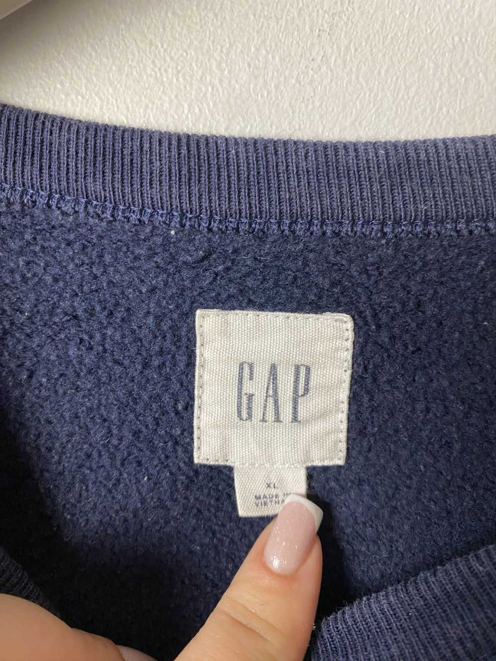 Gap × Streetwear GAP big logo crewneck sweatshirt… - image 3