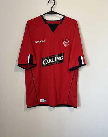 Diadora × Soccer Jersey Glasgow Rangers 2004/2005 