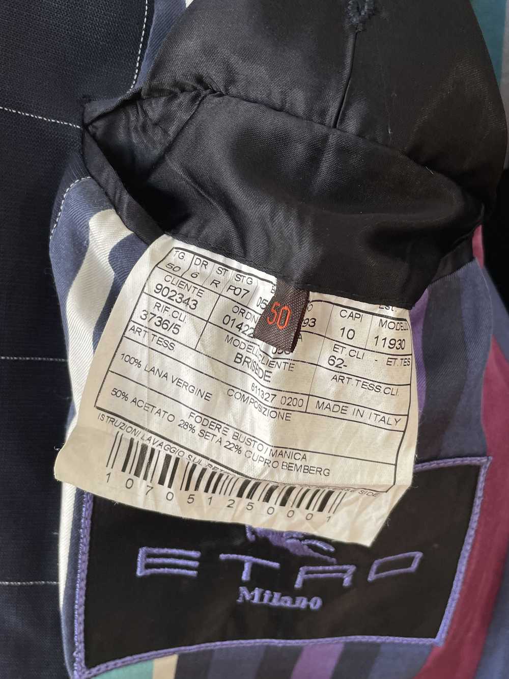 Etro × Suit ETRO Jacket Coat Blazer Trousers Suit… - image 10