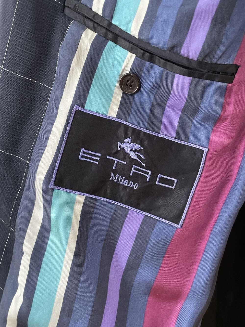 Etro × Suit ETRO Jacket Coat Blazer Trousers Suit… - image 2